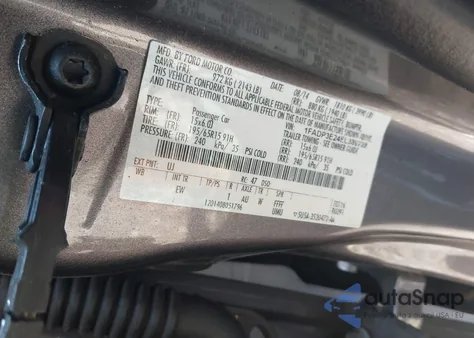 2014 Ford Focus S z USA, uszkodzony, nr VIN 1FADP3E24EL389228